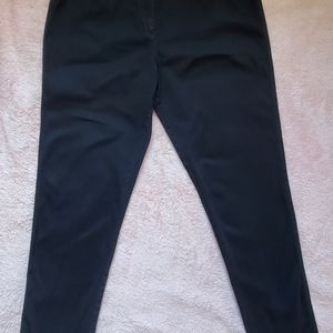 Tommy Hilfiger Navy Blue Straight Leg Pants